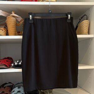 Leith Classic Black Pencil Skirt